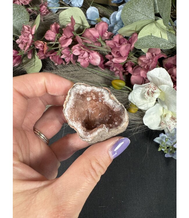 Pink Amethyst Geode Specimen #23, 36gr