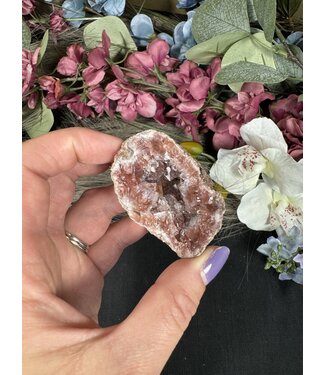 Pink Amethyst Geode Specimen #26, 58gr