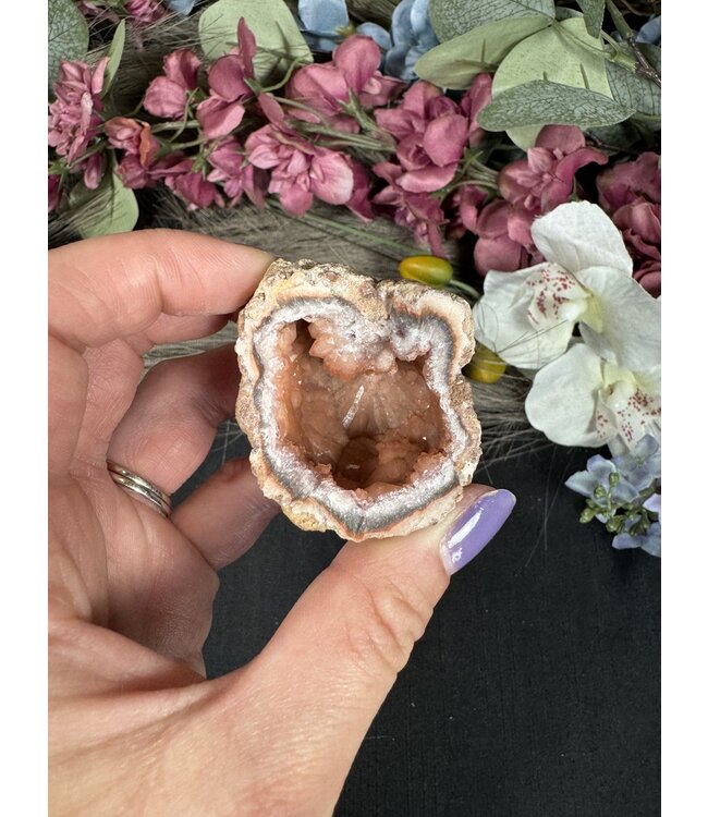 Pink Amethyst Geode Specimen #31, 56gr