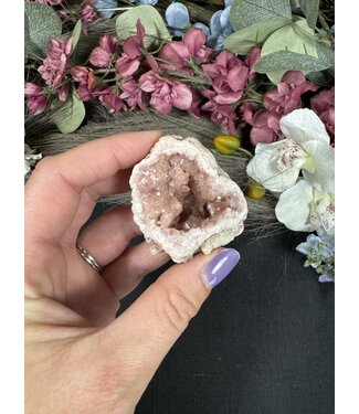 Pink Amethyst Geode Specimen #38, 50gr