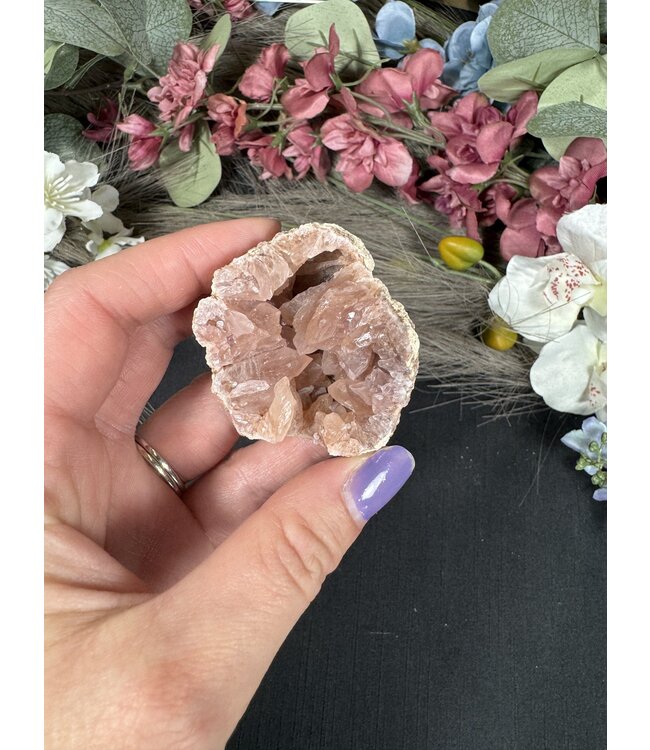 Pink Amethyst Geode Specimen #39, 68gr