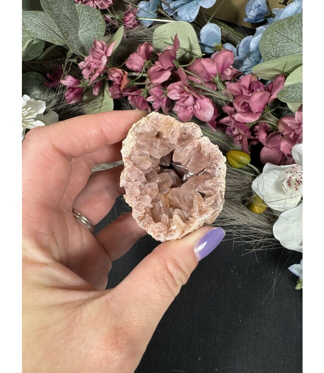 Pink Amethyst Geode Specimen #40, 84gr