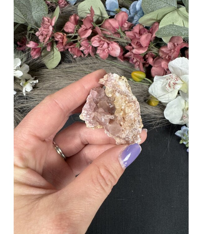 Pink Amethyst Geode Specimen #44, 40gr