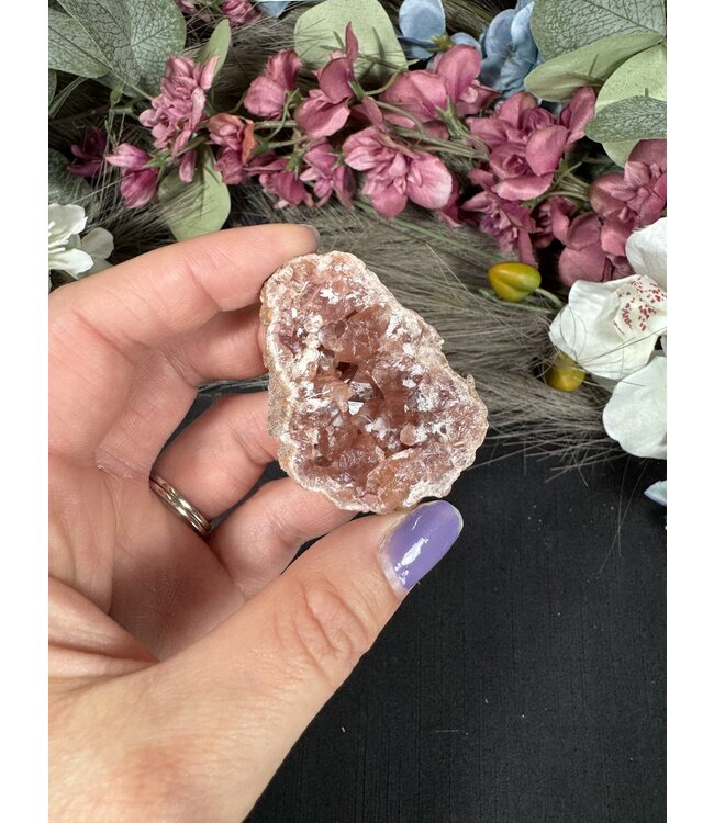 Pink Amethyst Geode Specimen #49, 26gr