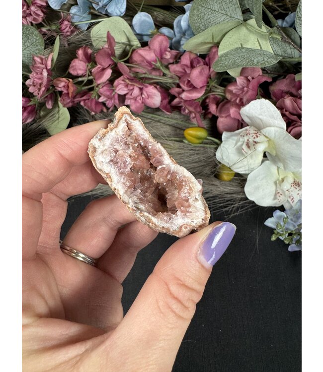 Pink Amethyst Geode Specimen #34, 40gr