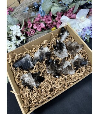 Smoky Quartz Clusters, Medium, 1KG bulk lot