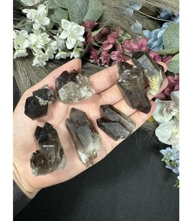 Smoky Quartz Cluster Lot #21, 178gr