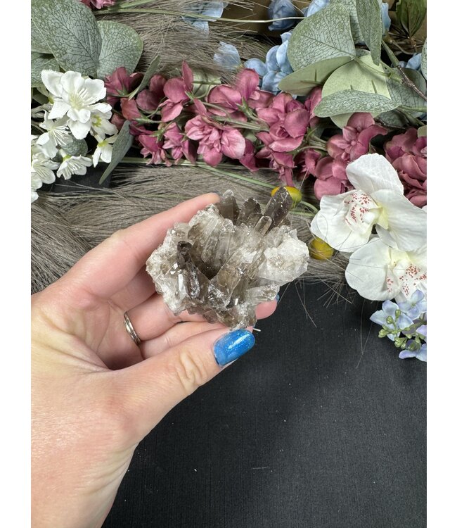 Smoky Quartz Cluster #259, 106gr
