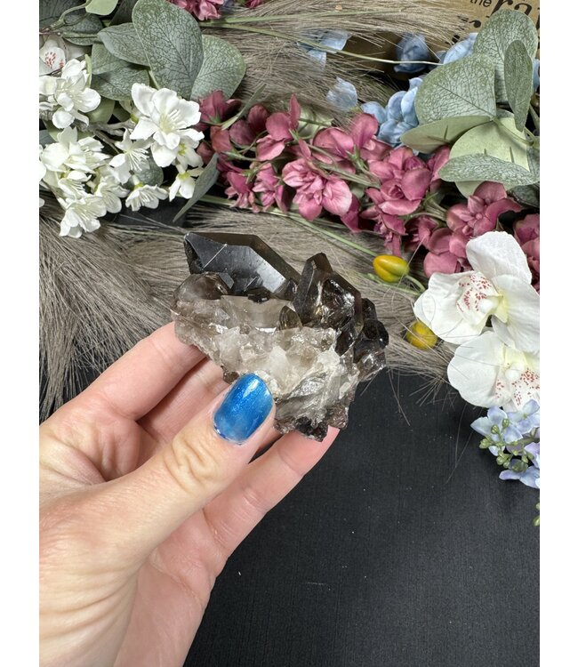 Smoky Quartz Cluster #264, 142gr