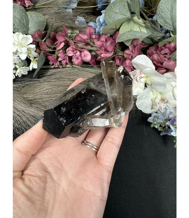 Smoky Quartz Cluster #266, 178gr