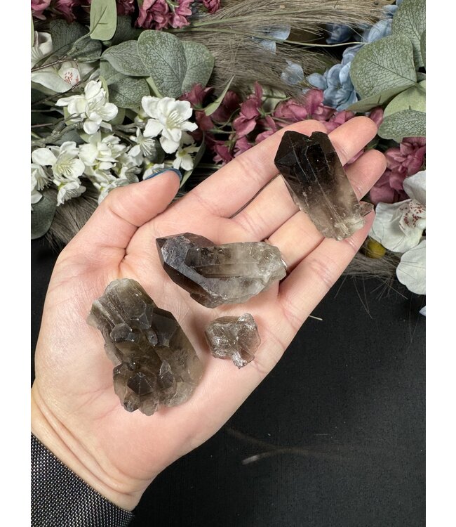 Smoky Quartz Cluster Lot #16, 116gr