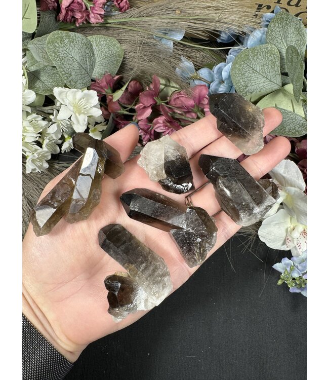 Smoky Quartz Cluster Lot #17, 168gr