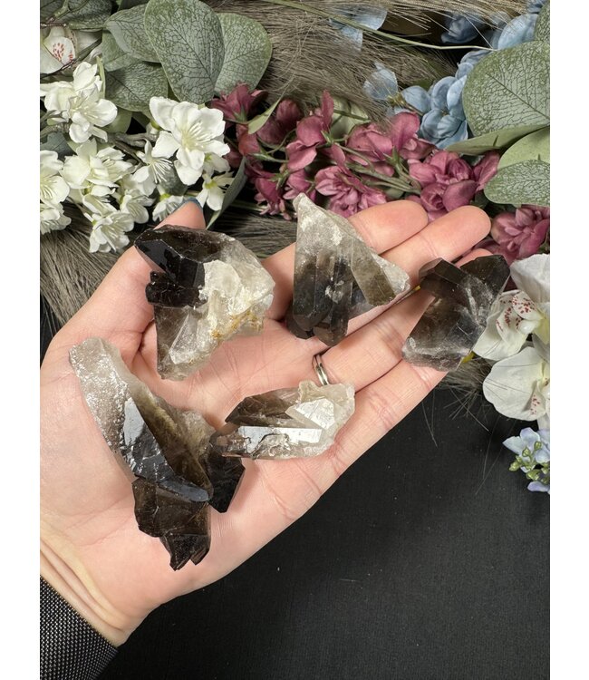 Smoky Quartz Cluster Lot #18, 160gr
