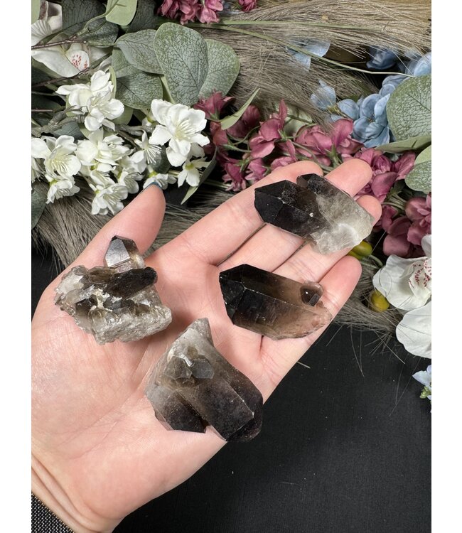 Smoky Quartz Cluster Lot #19, 140gr