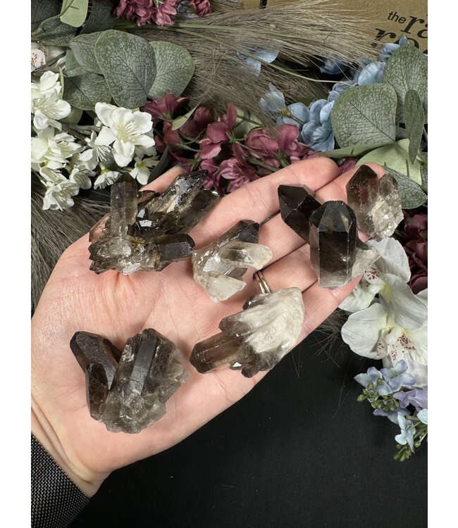Smoky Quartz Cluster Lot #26, 172gr