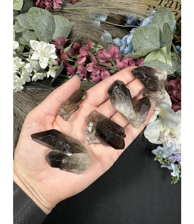 Smoky Quartz Cluster Lot #30, 138gr