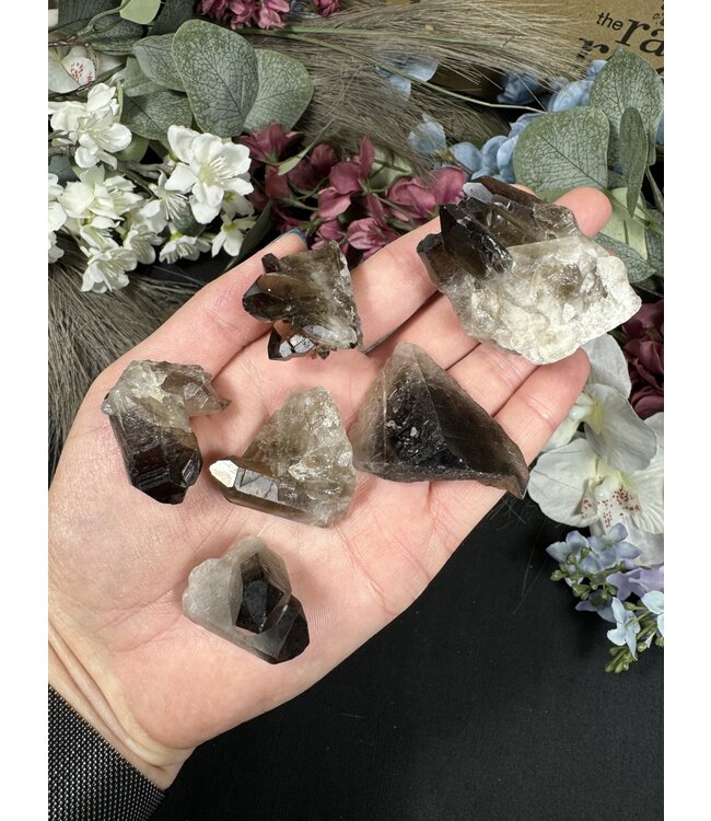 Smoky Quartz Cluster Lot #31, 138gr