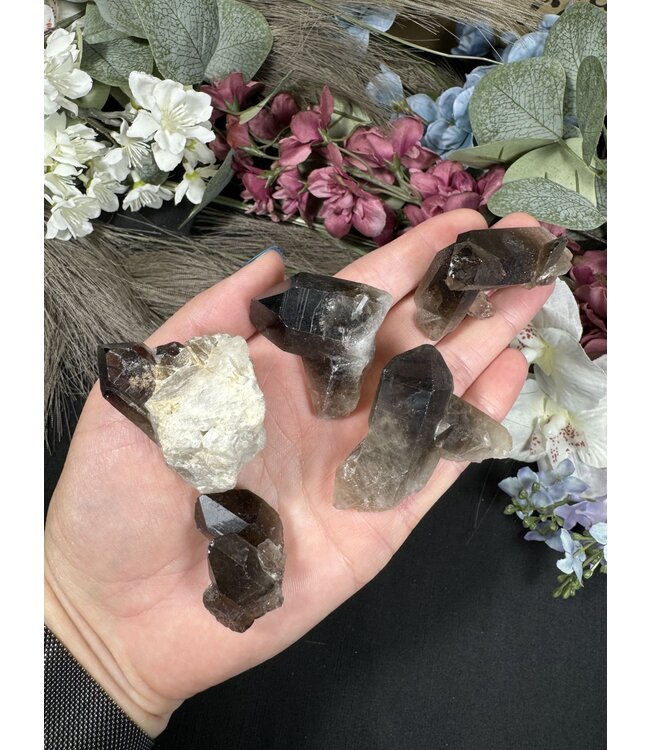 Smoky Quartz Cluster Lot #32, 162gr