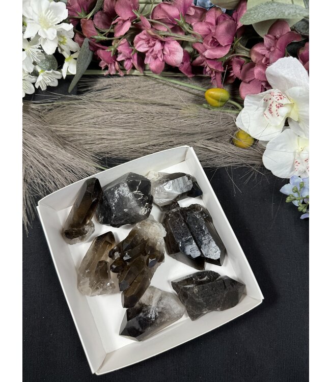Smoky Quartz Cluster Lot #38, 510gr