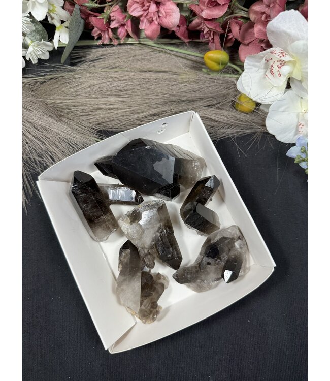 Smoky Quartz Cluster Lot #43, 502gr