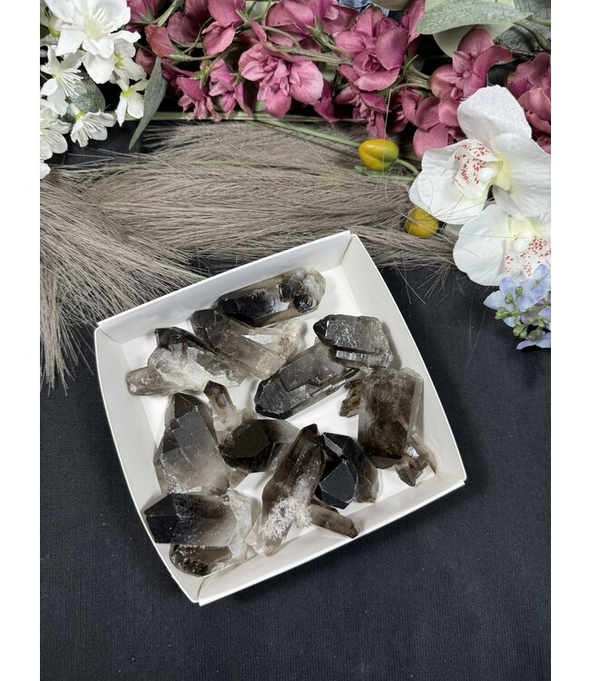 Smoky Quartz Cluster Lot #33, 510gr