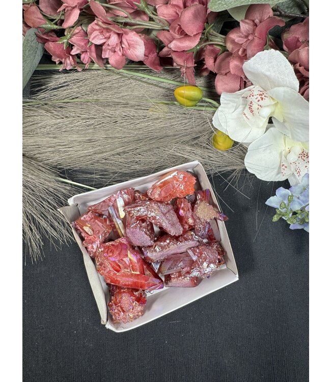 Red Aura Cluster #213, 300gr