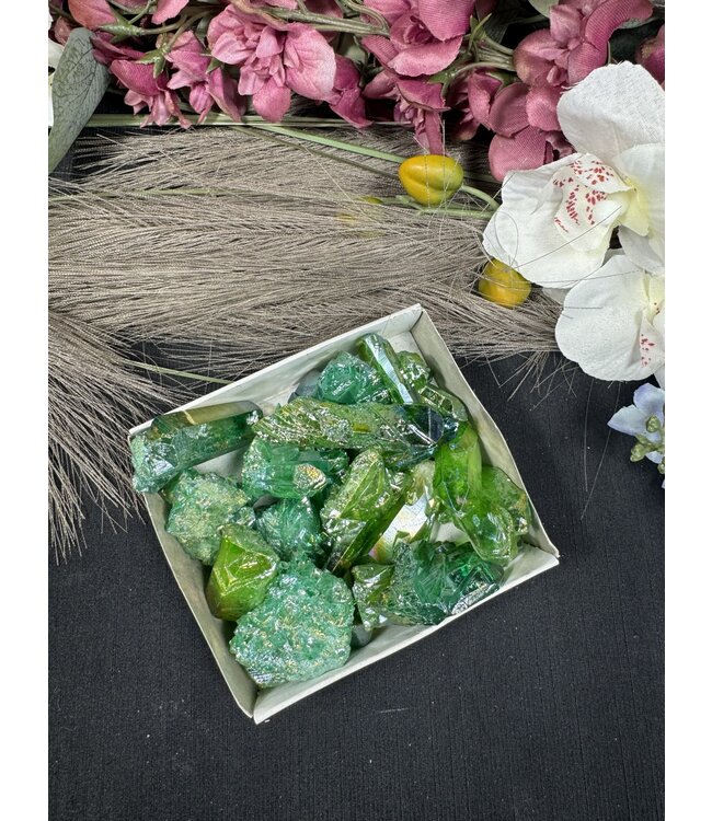 Green Aura Cluster #250, 316gr