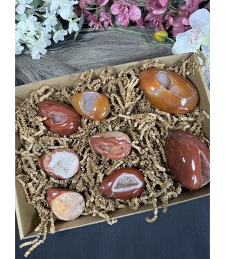 Large Carnelian Egg Bulk Lot #3