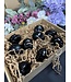 2" Black Obsidian Skull 1KG bulk lot
