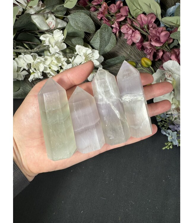 Violet Indigo Fluorite Point, Size Large [75-99gr]