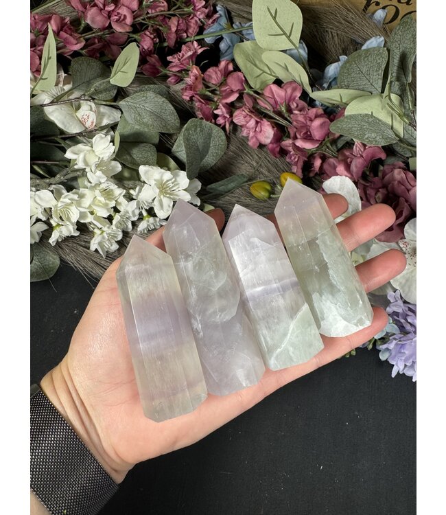 Violet Indigo Fluorite Point, Size X-Large [100-124gr]