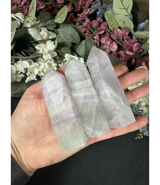 Violet Indigo Fluorite Point, Size XX-Large [125-149gr]