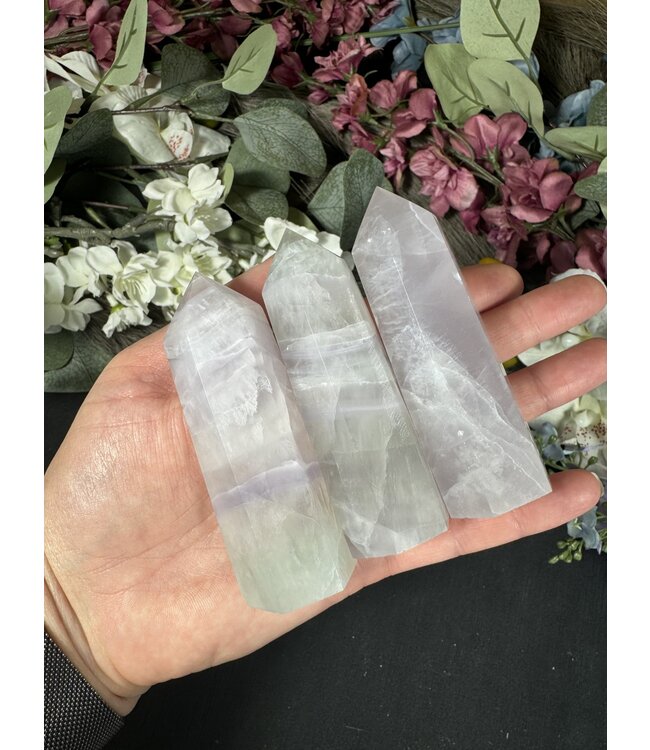 Violet Indigo Fluorite Point, Size XX-Large [125-149gr]