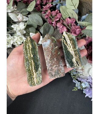 4-Sided Ocean Jasper Points, Size Large [75-99gr]