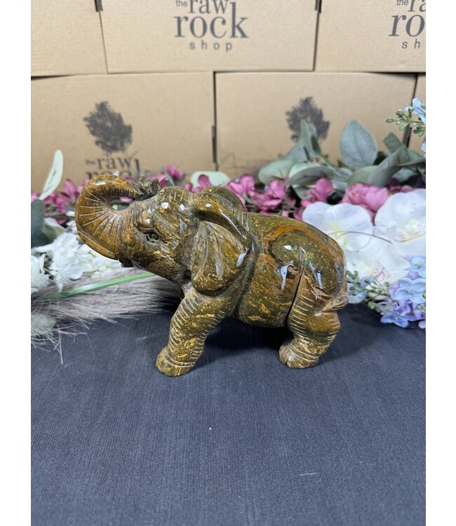 Ocean Jasper Elephant #2, 1524gr