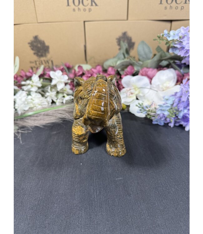 Ocean Jasper Elephant #2, 1524gr