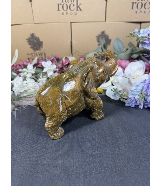 Ocean Jasper Elephant #2, 1524gr