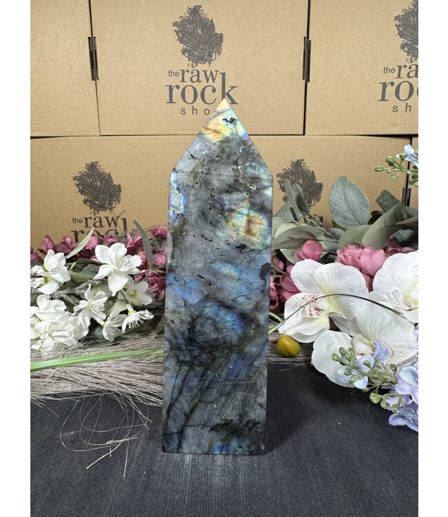 Labradorite Tower #55, 540gr