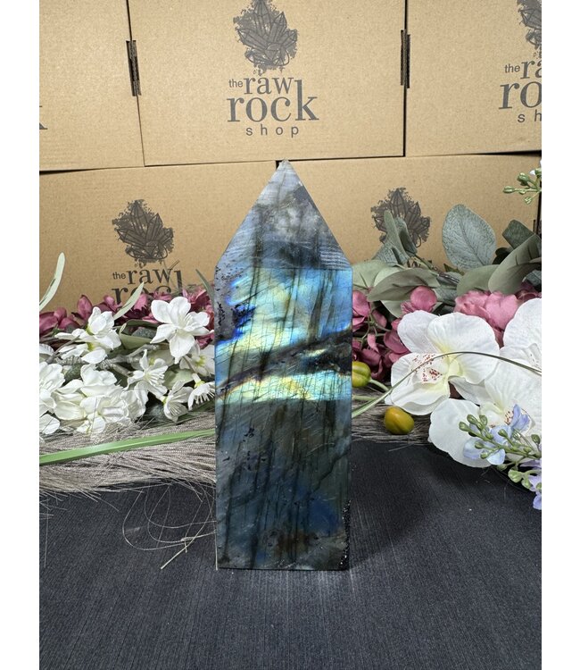 Labradorite Tower #57, 528gr