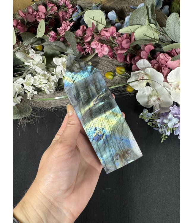 Labradorite Tower #57, 528gr