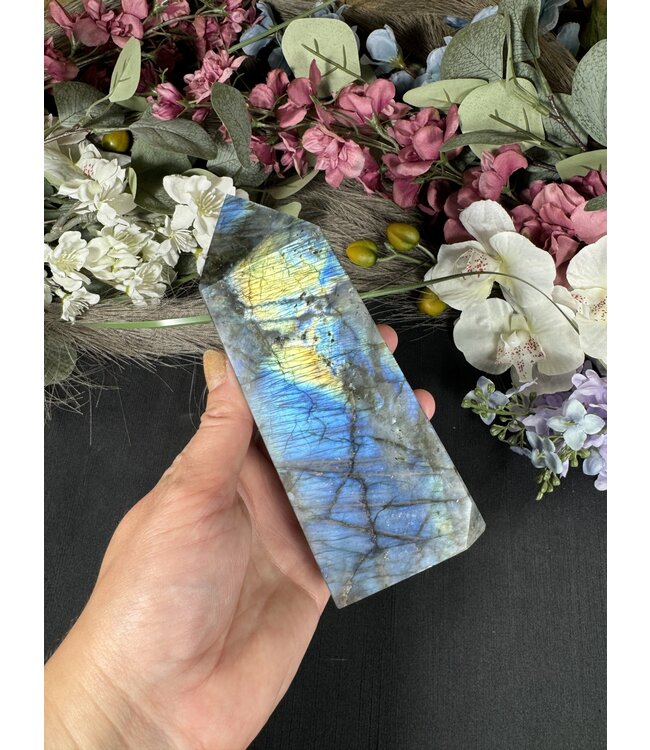 Labradorite Tower #50, 540gr