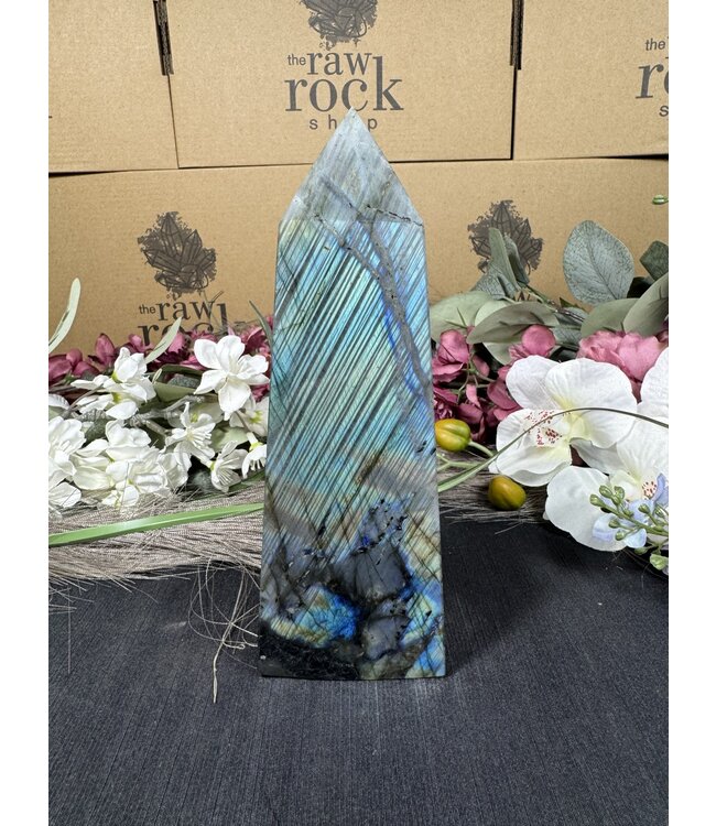 Labradorite Tower #47, 590gr