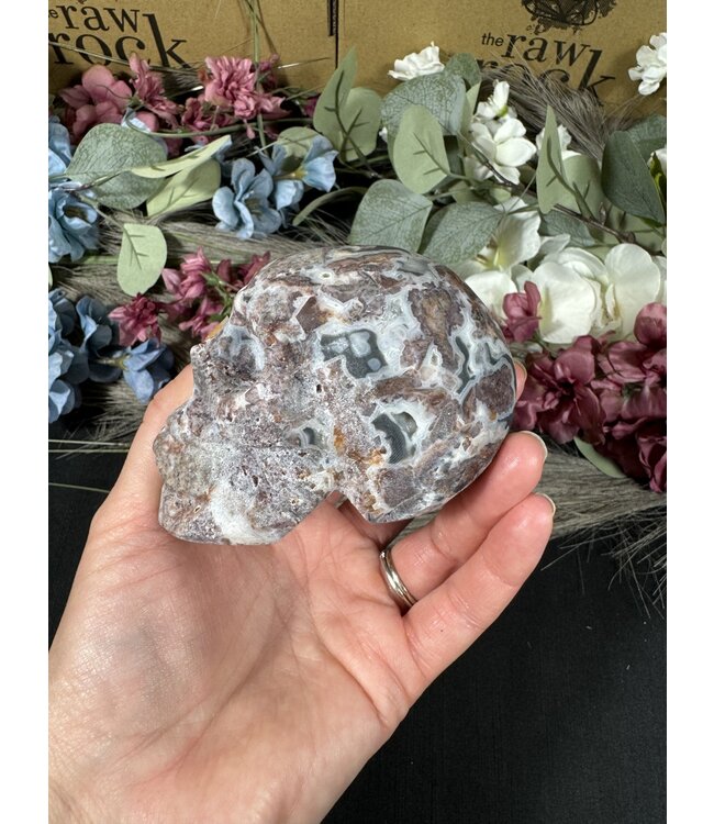 Sphalerite with Fluorite Skull #14, 506gr