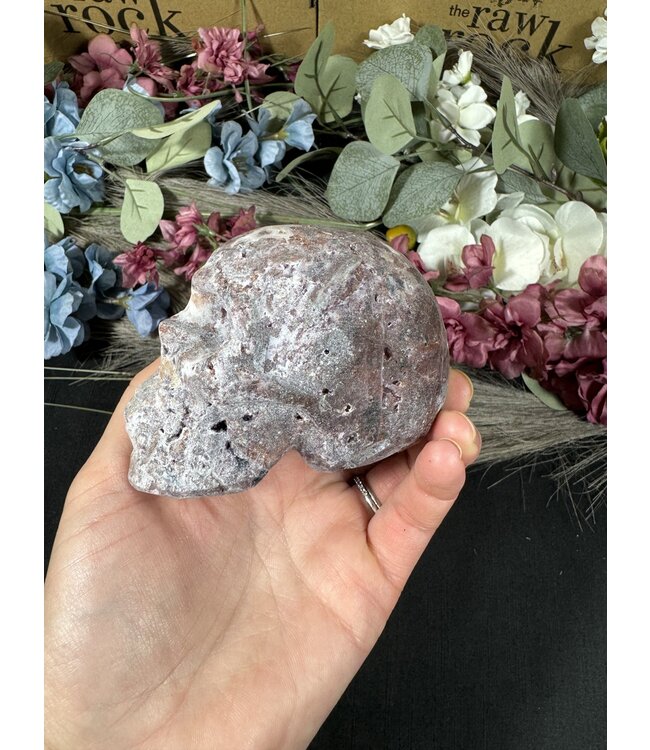 Sphalerite with Fluorite Skull #20, 534gr