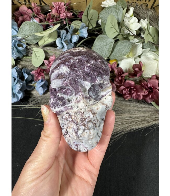 Sphalerite with Fluorite Skull #1, 512gr