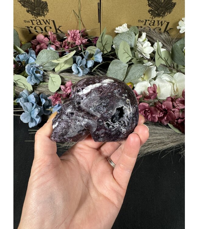 Sphalerite with Fluorite Skull #4, 438gr