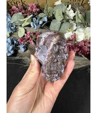 Sphalerite with Fluorite Skull #8, 430gr