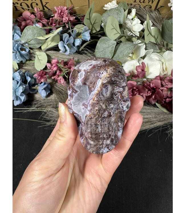 Sphalerite with Fluorite Skull #8, 430gr