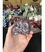 Sphalerite with Fluorite Skull #8, 430gr