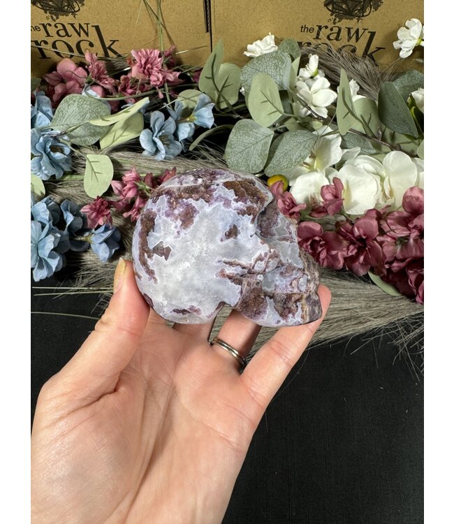 Sphalerite with Fluorite Skull #8, 430gr